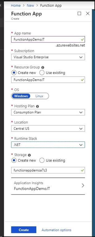 Azure Function - Serverless Computing
